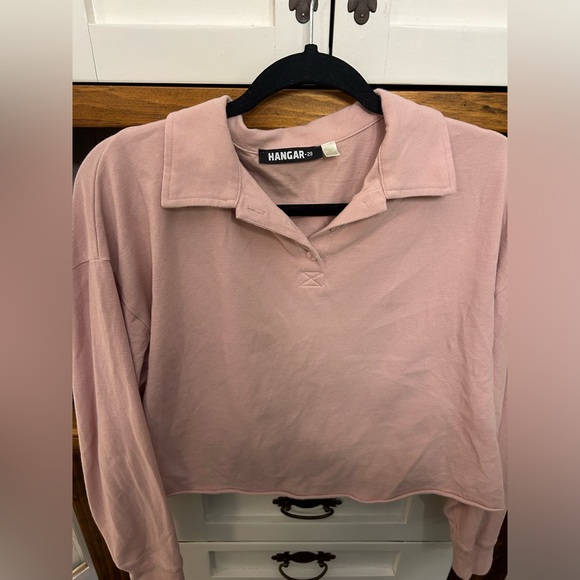 ⚡️2 for 20$!⚡️Cropped Polo Sweatshirt - Picture 1 of 2